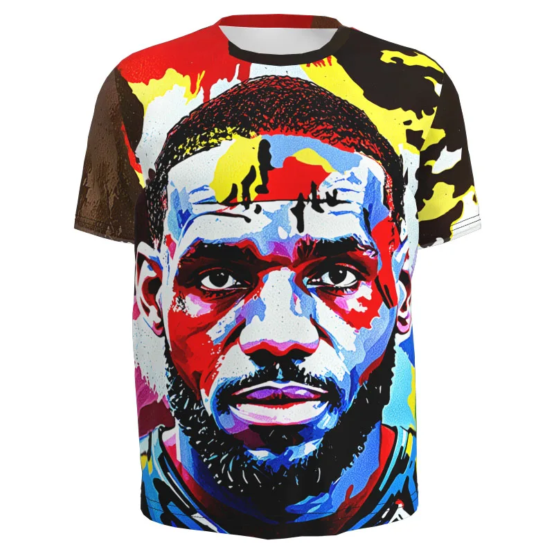 Футболка Lebron James Free Custom Label с именем и номером портретные игры футболка