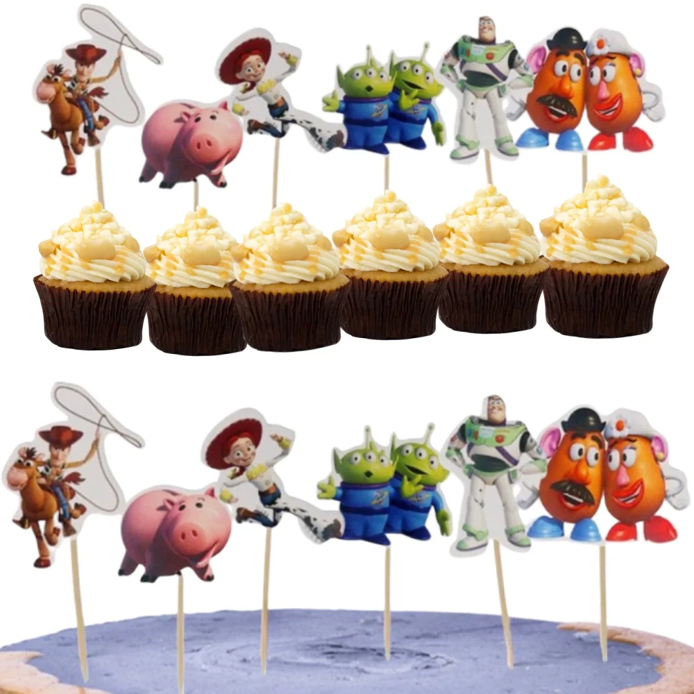 24 шт. топперы для торта в стиле Истории игрушек