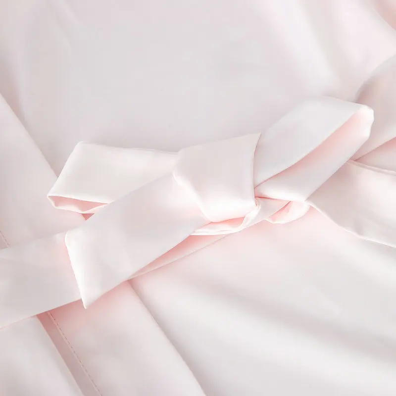 Owiter Matt Satin Lace Robe Bridesmaid Robes Women Wedding Bride Robes Bridal Robe Plus Size Bathrobe Sleepwear White Robes