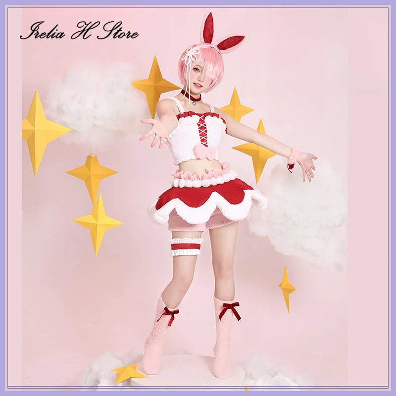 Irelia H Store Re: Life in a другой мир от zero Rem Ram косплей костюм животное рай Bunny зимнее