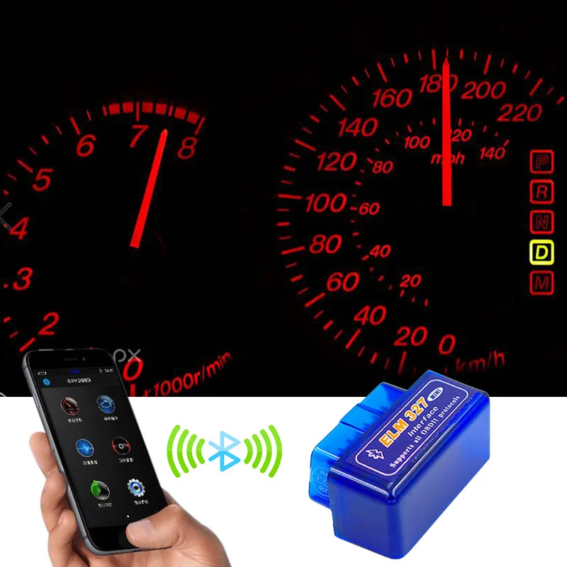 Bluetooth ELM327 последняя версия V2.1 V1.5 Автомобильный сканер OBD считыватель кодов