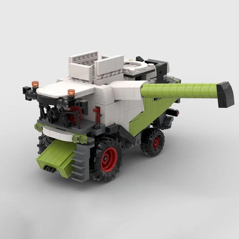 Фото Набор строительных блоков MOC City Farm Claas Lexion, 1218 деталей, конструктор, рождественский подарок, развивающая игрушка, идея для подарка на день рождения, для детей №4
