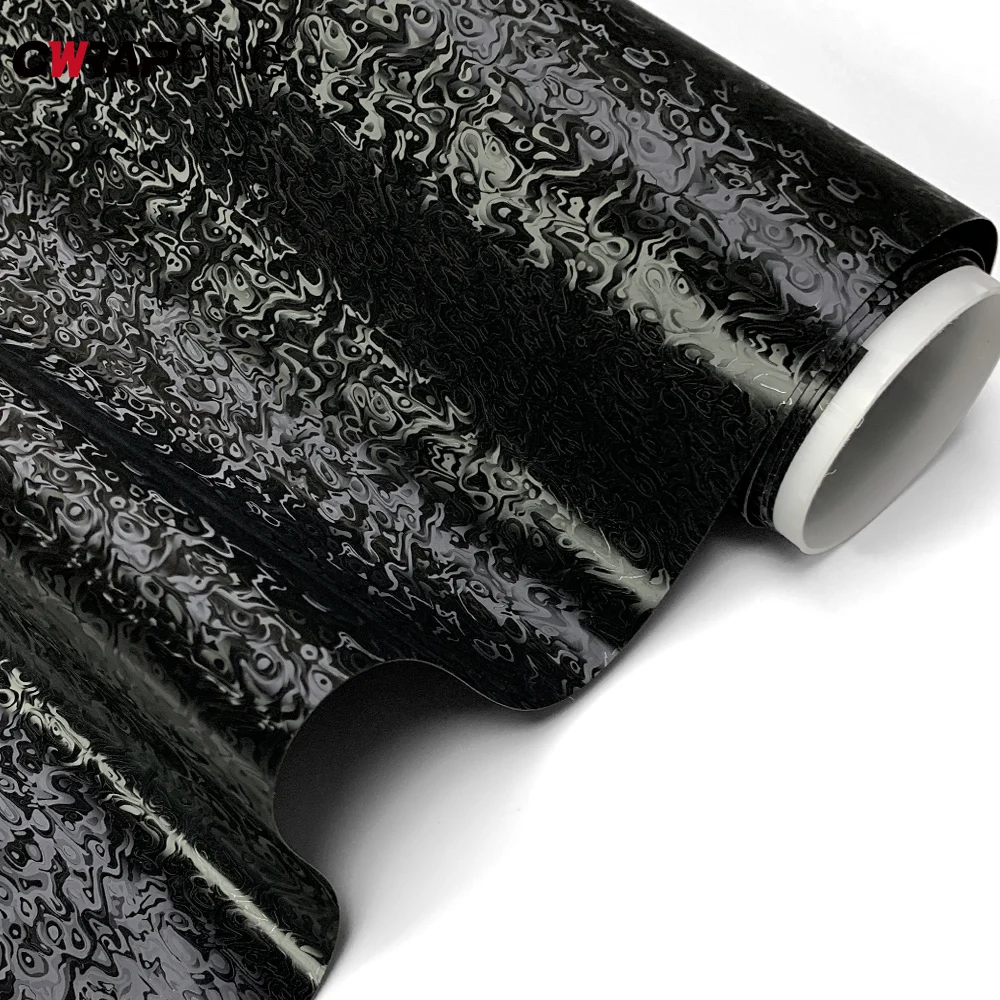 Автомобильные наклейки Metaverse самоклеящаяся пленка черные кованые виниловые из