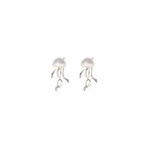 Ожерелье унисекс в стиле панк Y2K с кристаллами в виде медузы, Модные Изящные милые серьги-гвоздики, простые изысканные Винтажные Украшения