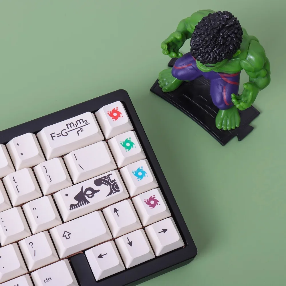 Тематический набор GMK Singularities 131 клавиша PBT изготовленный на заказ ретро вишневый