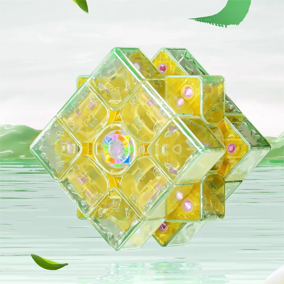 Магнитный Изумрудный кубик 3x3