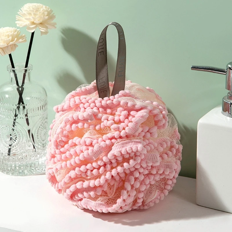 Губка для душа люфа 80 г отшелушивающая губка скребок тела пуфы ванны женщин