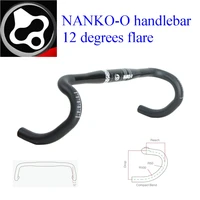 fouriers road bike handlebar drop bar 31 8x380mm400mm420mm440mm travel bent bars compact bend nanko o 12 degrees