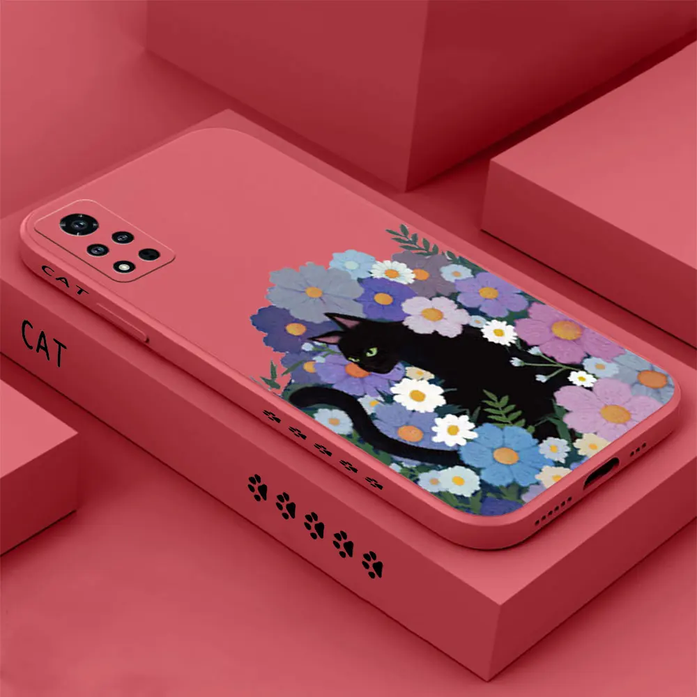 

String Cat Phone Case For Honor PLAY 6T 5T 4 MAGIC 5 4 3 X40 X40I X30 X20 X10 V40 V30 V20 V10 PRO TLITE MAX 4G 5G Cover Fundas