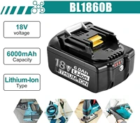 original 18v makita 6000mah lithium ion rechargeable battery 18v drill replacement batteries bl1860 bl1830 bl1850 bl1860b