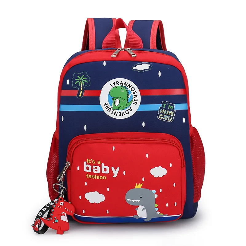 Children's Schoolbag Cartoon Lovely Dinosaur Backpack for Kindergarten Boys and Girls Waterproof Backpacks Large Capacity