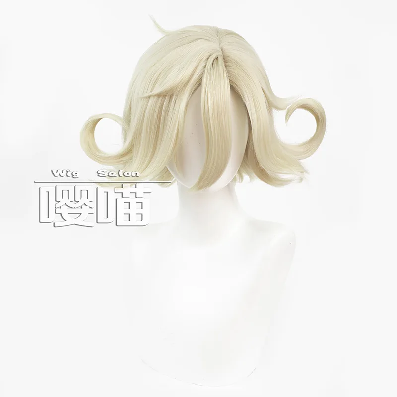 Game Identity V Bloody Queen Mary Косплей Парик 45 СМ Золотые термостойкие синтетические волосы