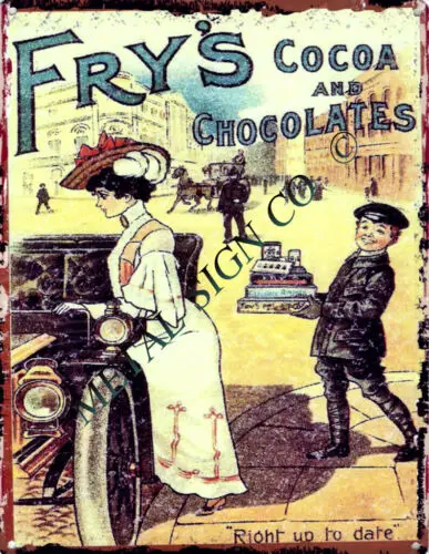 FRYS какао и шоколад металлическая настенная вывеска паб бар Сладкая фотография