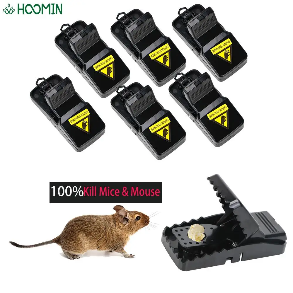 

Reusable 6pcs Mouse Pest Killer Small Rat Traps Plastic Mouse Trap Rat Mice Catching Automatic Mousetrap