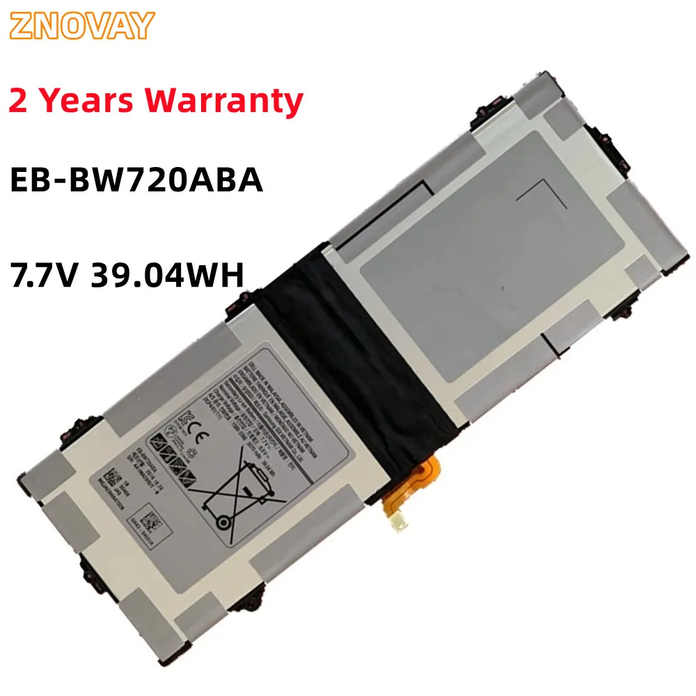 

ZNOVAY New EB-BW720ABA Battery For Samsung Galaxy Book 12 SM-W720 Chromebook Titan V2 XE520QAB XE521QA SM-W727V 7.7V 39.04Wh