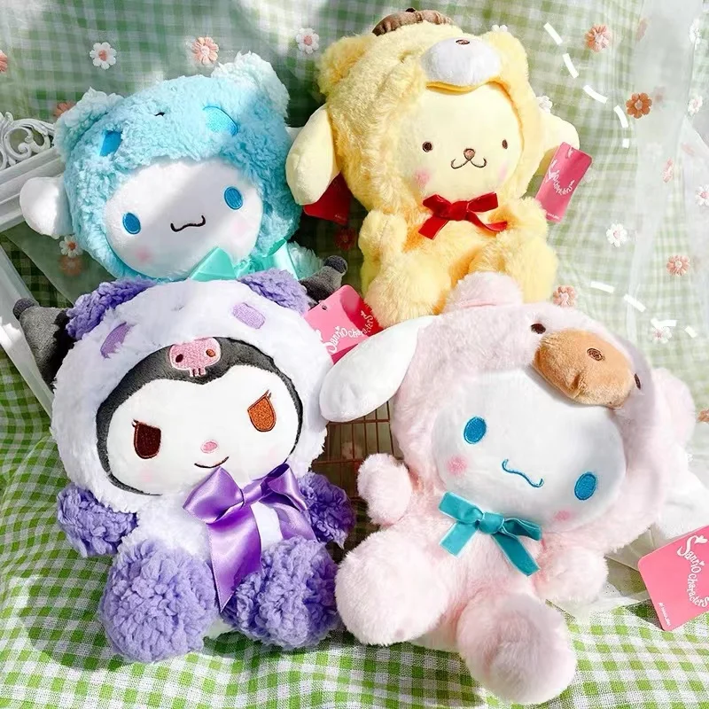 

Мультяшная плюшевая кукла Sanrio Melody Cinnamoroll Kitty, плюшевые куклы-украшения, креативные подарки на день рождения, детские игрушки, День матери
