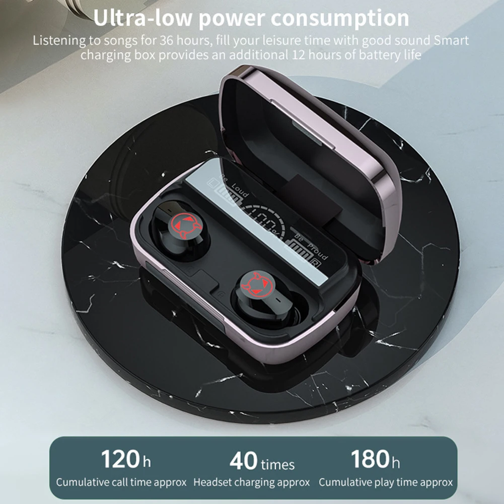 

M23 Wireless Bluetooth Headset TWS In-Ear Touch Dual-Ear Bluetooth 5.1 Sports Earphone Headphone For IPhone Huawei Xiaomi