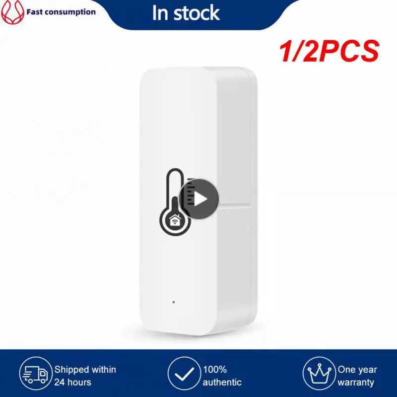 

Датчик температуры и влажности Tuya Wi-Fi Zigbee, устройство для мониторинга дома и дома, 1/2 шт.