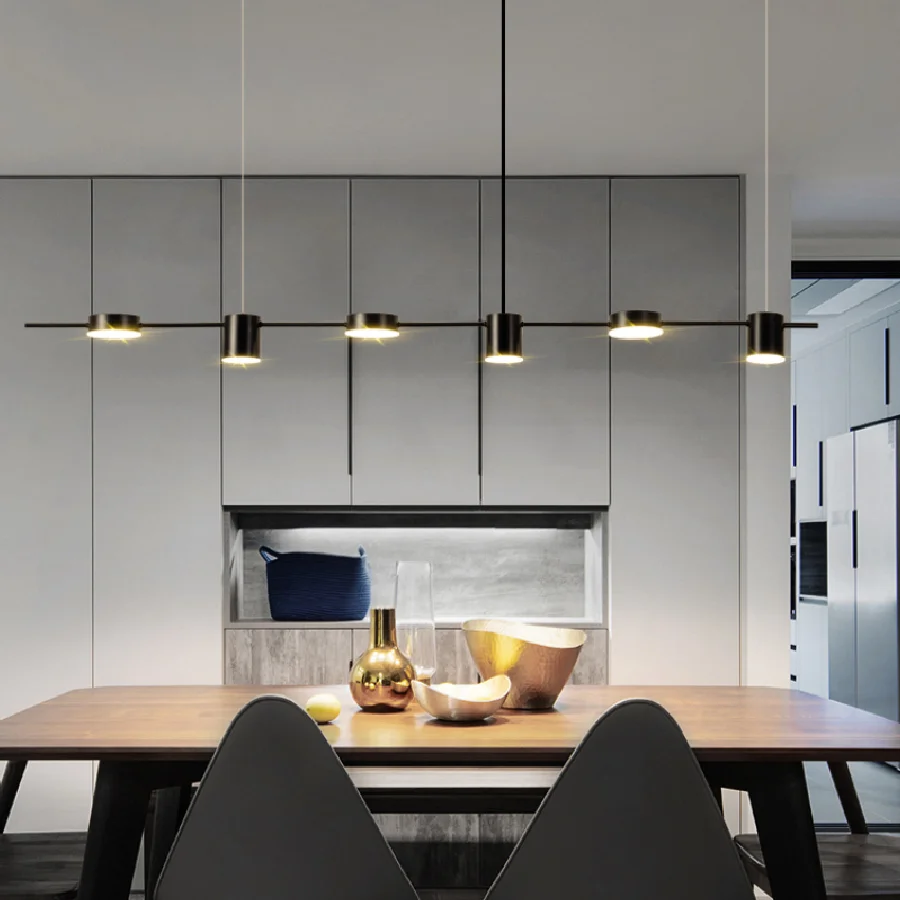 

Modern Led Chandeliers Living Room Dining Table Ceiling Pendent Lights Kitchen Bar Chandelier Dimmable Decor Interior Lighting