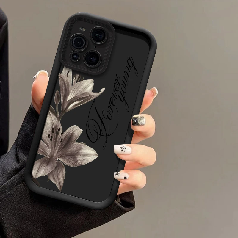 Фото Мягкий силиконовый чехол для телефона Motorola Moto G100 E40 E32 E14 E13 G05 G85 G14 G06 G56 G86 с цветочным узором, противоударный чехол №5
