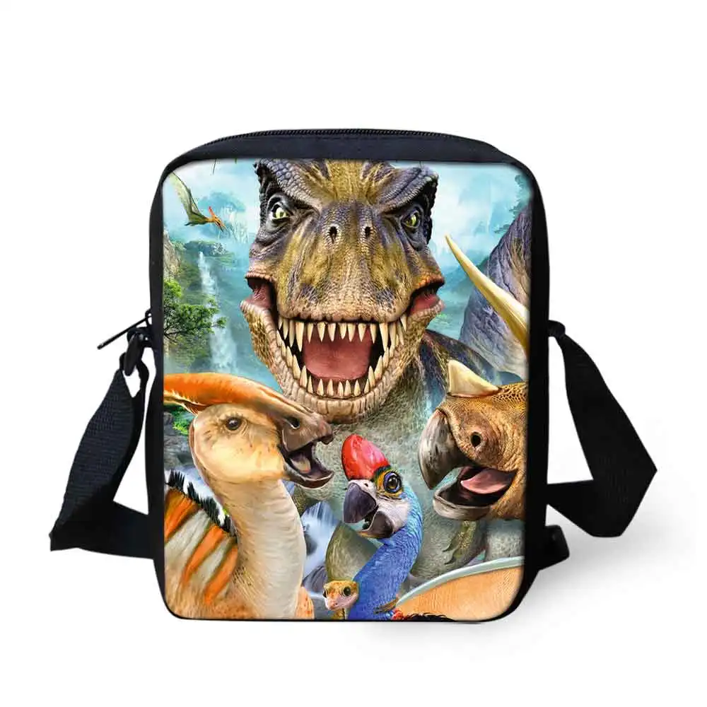 ADVOCATOR Dinosaur World Children's Box Crossbody Bags Multifunctional Messenger Bag Customized Kids Popit Bag Free Shipping