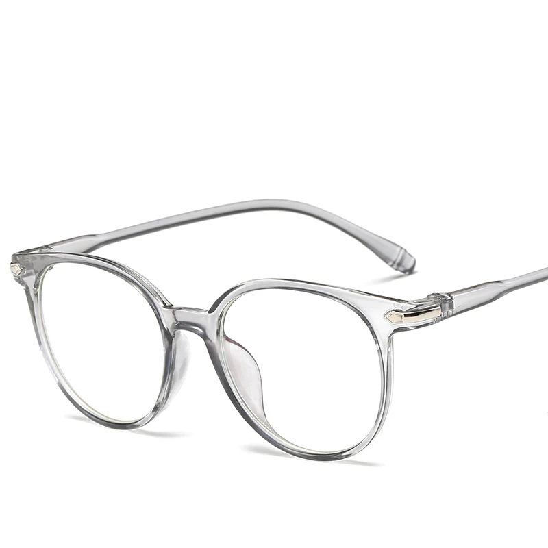 Elliptical flat mirror black 2022 female fashion trend glasses designer women high quality Glasses Men | Аксессуары для одежды