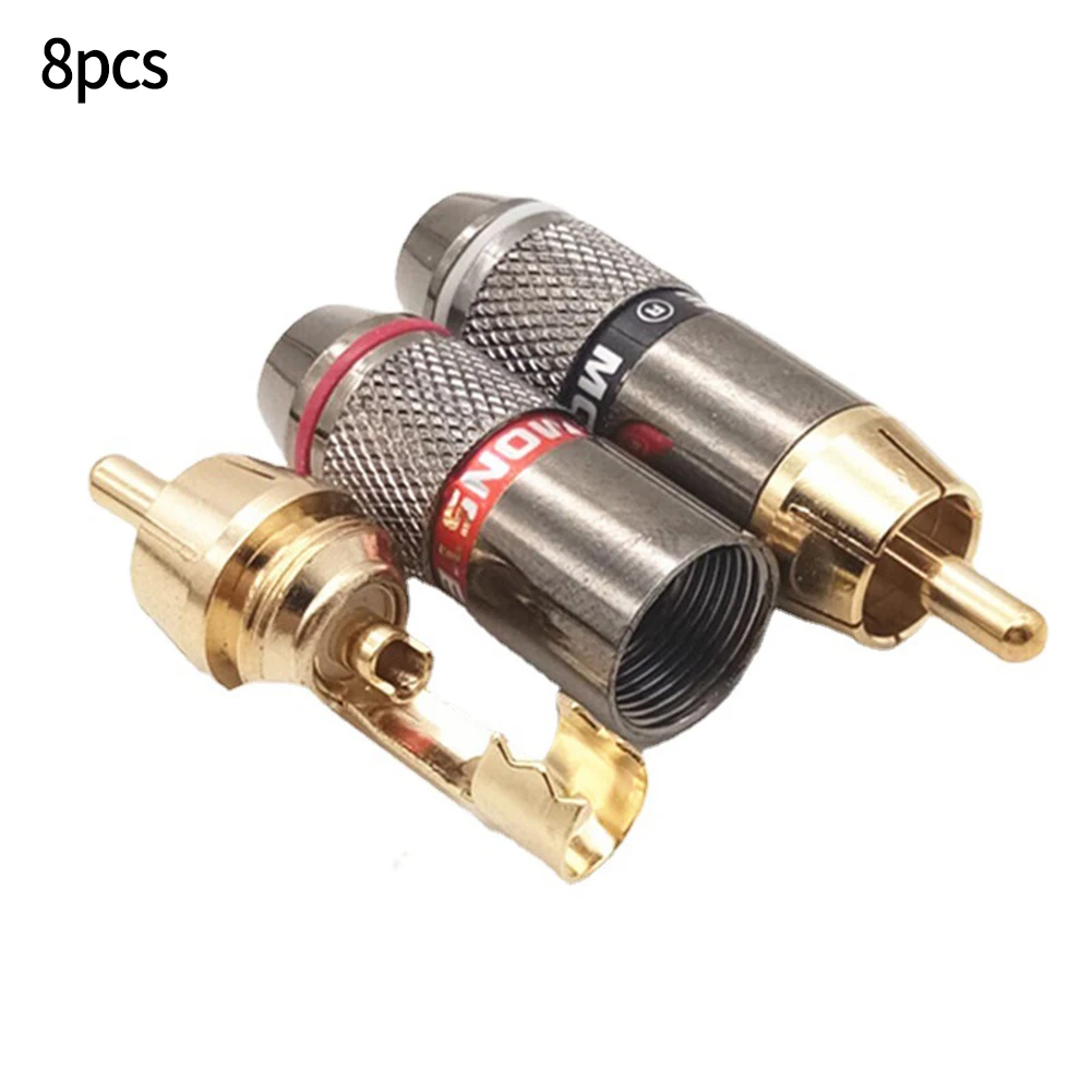 

8 шт., разъём RCA 45x10x10 мм