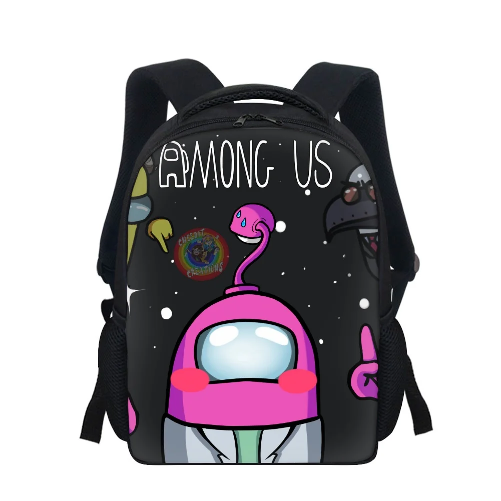 HaoYun Kawaii Kindergarten Backpack Cartoon Among-US-Pattern Kids School Book Bags Hot Game Design Boys Girls Small Bags