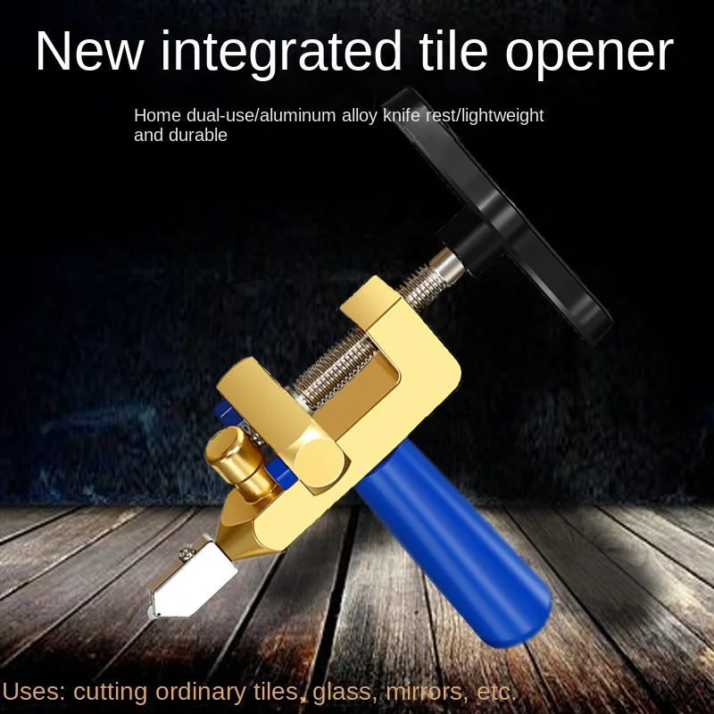 Newly Upgraded Glass Tile Opener Integrated Hand-Held Glass Tile Cutter Multifunctional Ceramic Cutting