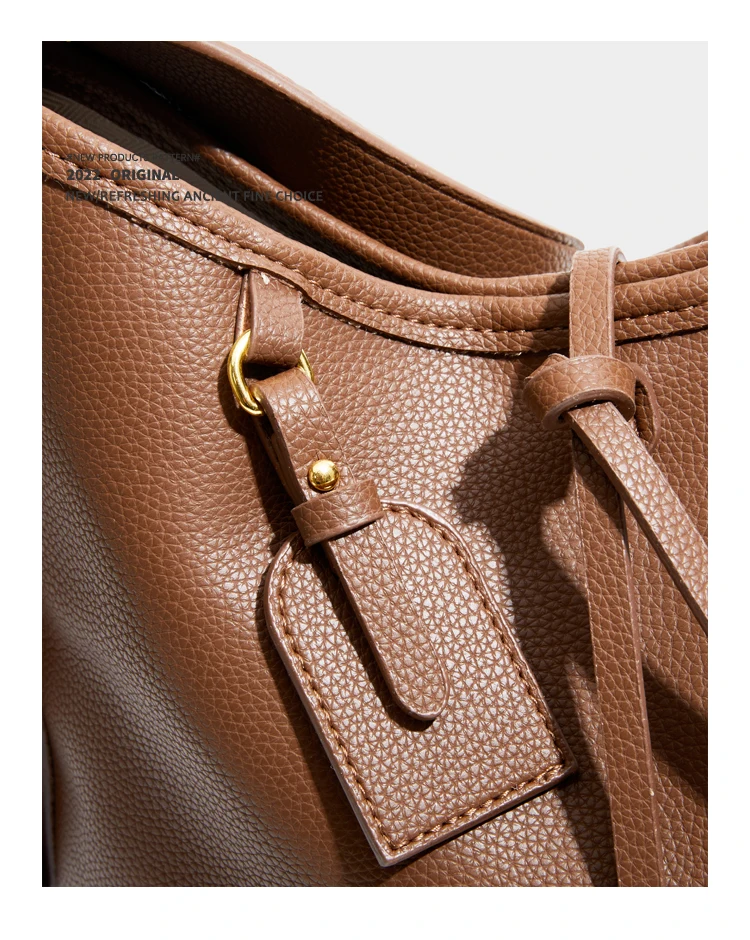 Elmsk 2022 Tote Bag Women High Quality Vintage Bag One Shoulder Bag