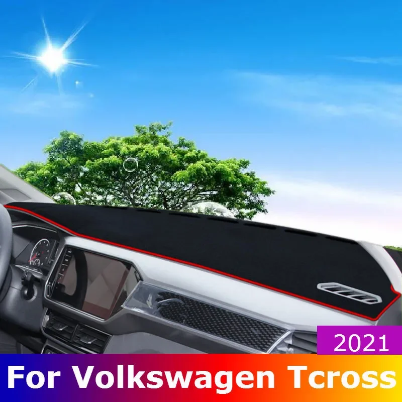 Для Volkswagen T-cross 2019-2021 чехол для приборной панели автомобиля