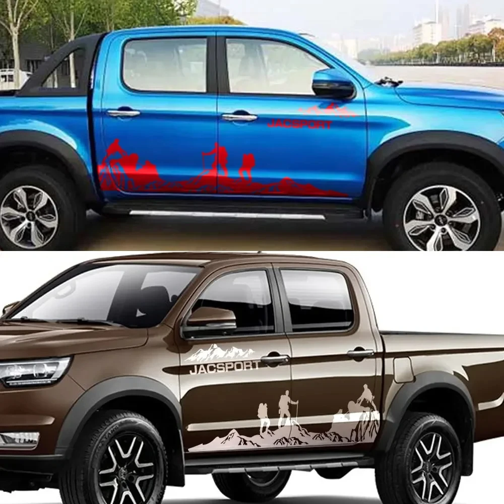 Jac Shuailing T6 T8 Pro Пикап Боковые Наклейки На Дверь Автомобиля Альпинистский Декор Пвх