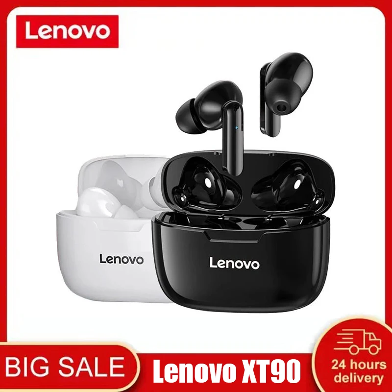 Беспроводные наушники Lenovo XT90 Bluetooth 5 0 спортивные с сенсорной кнопкой IPX5