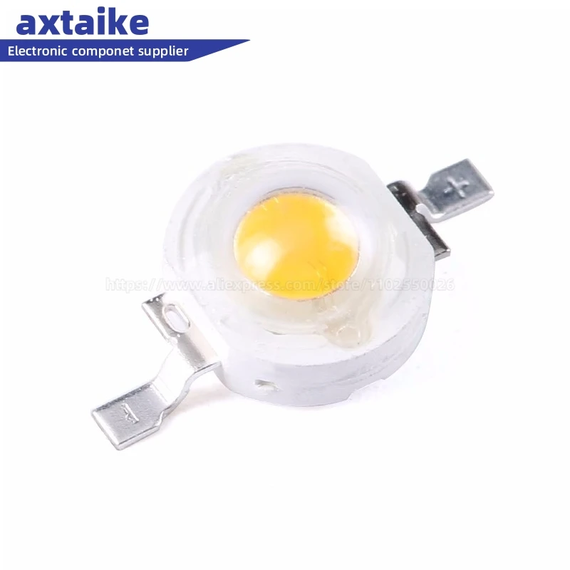 

10PCS LED 1W 100-120LM LED Bulb IC SMD Lamp Light Daylight White Warm white High Power Red Green Blue lighting LED Lamp bead