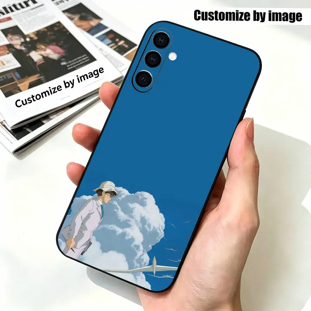 Фото Чехол для телефона The Wind R-Rises Naoko Anime для Samsung Galaxy A73, A72, A71, A70, A53, A52, A51, другие модели, мягкий черный чехол №4