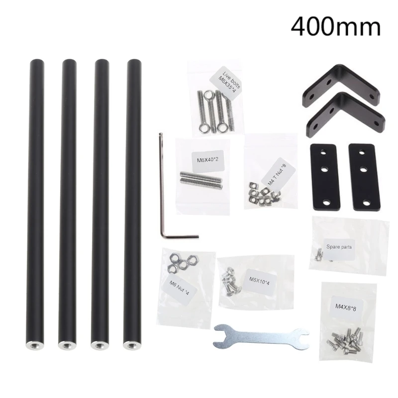 

Upgraded Version 3D Printer Parts Full Supporting Rod Set for CR-10/CR-10S/CR-10 S4/TEVO for CR-10 Printers Accessories