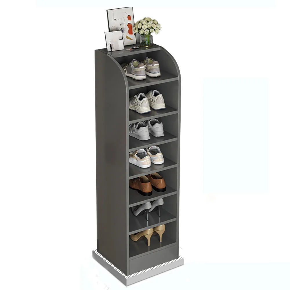 

Small Apartment Shoe Rack Extremely Narrow Section Furniture High Vertical Type Modern Simple Living Room Cabinets