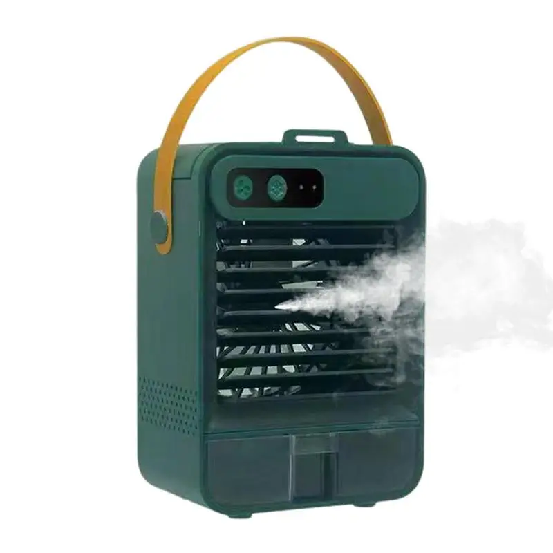 

Portable Air Conditioners 3-Speed USB Charging Evaporative Cooler Air Humidifier With Beauty Mirror Portable Quiet Air Cooler