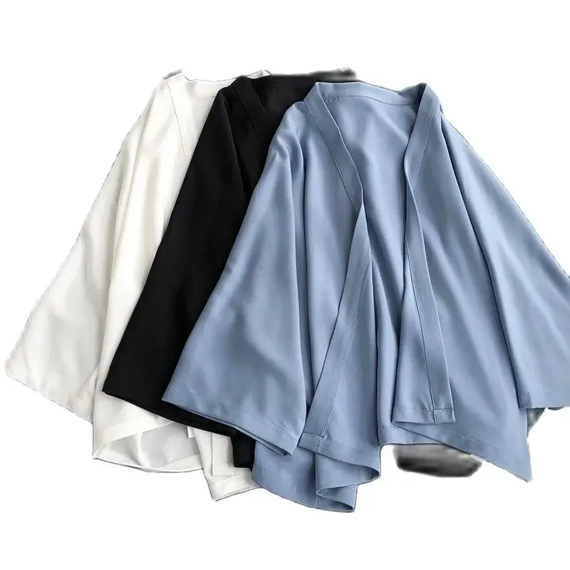 

Sunscreen clothes women's cardigan loose summer air conditioning shirt women's short coat P3 740