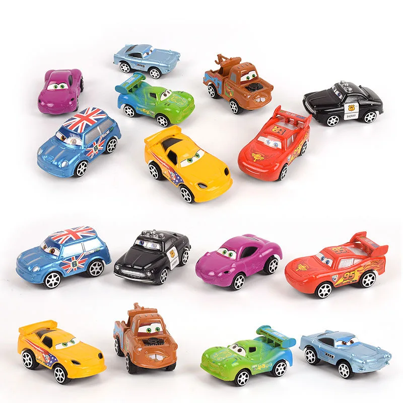 HOT!Disney Pixar Cars Lightning McQueen Jackson Storm Mack Uncle Truck Car Model Cartoon Collection Vehicle Kids Christmas Gift