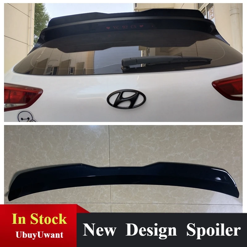 

Задний спойлер для Hyundai Tucson IX35 IX25 2010-2020 ABS Материал черный стиль
