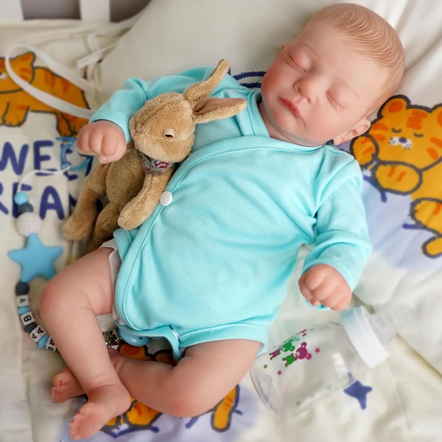 Интерактивные куклы реборн 17 см виниловые унисекс реалистичная коллекционная