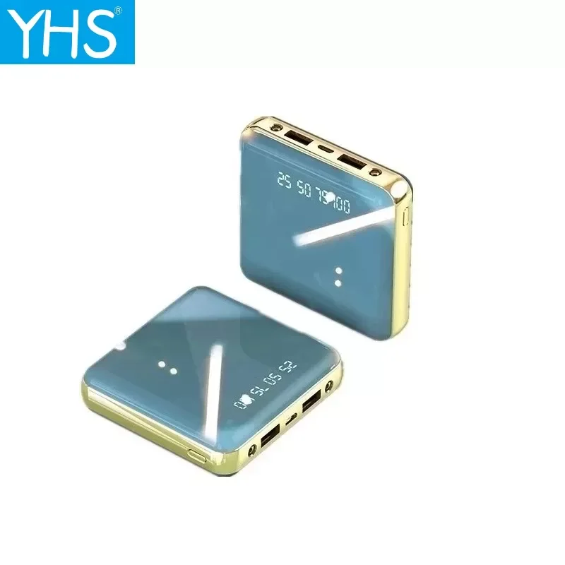 

NEW2023 20000mAh Mini Power Bank Fast Charger LCD Type C Dual USB PoverBank External Battery Charger For Xiaomi Mi IPhone6 7 8 X