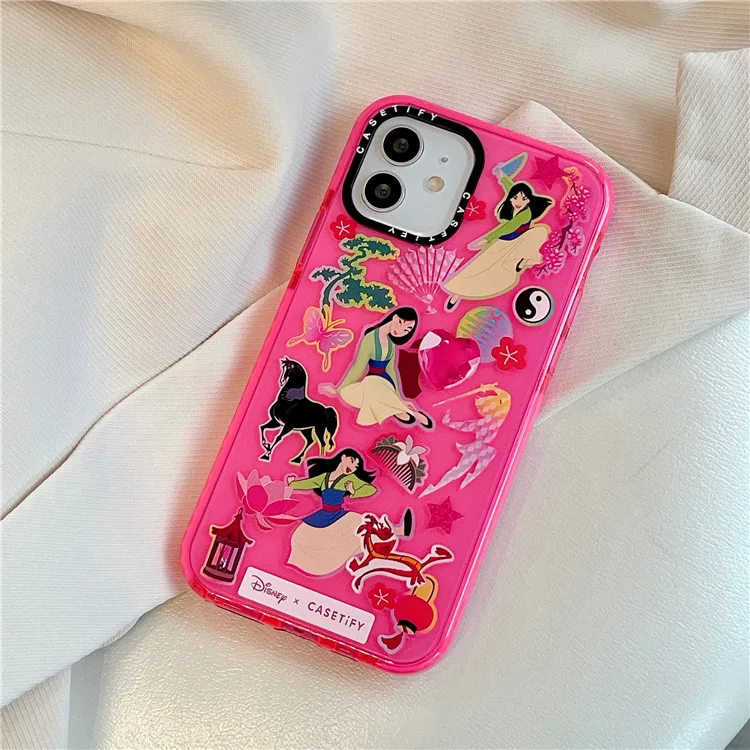 bandai disney princess case for iphone 13 13pro 12 12pro 11 pro x xs max xr 7 8 plus shockproof mobile phone back cover free global shipping