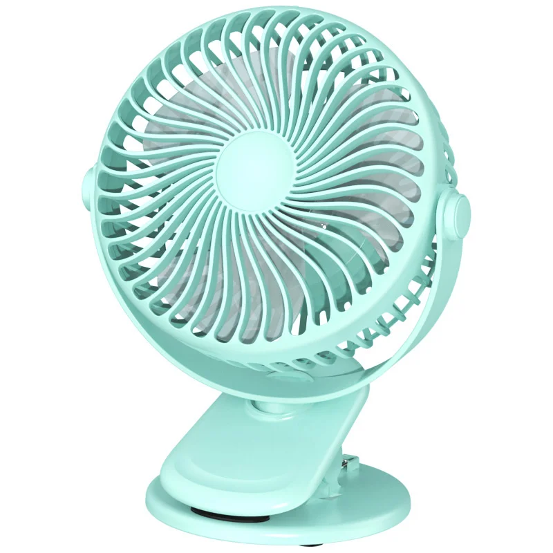 Вентилятор с ночным светильник 6 дюймов портативный бесшумный мини-вентилятор