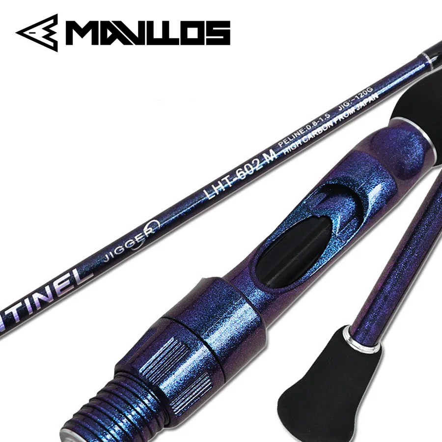Mavllos Slow Jigging Rod Lure Weight 80-200g 1.68m 1.8m 1.98m Length Tip Saltwater Carbon Boat Spinning Casting Fishing Rod