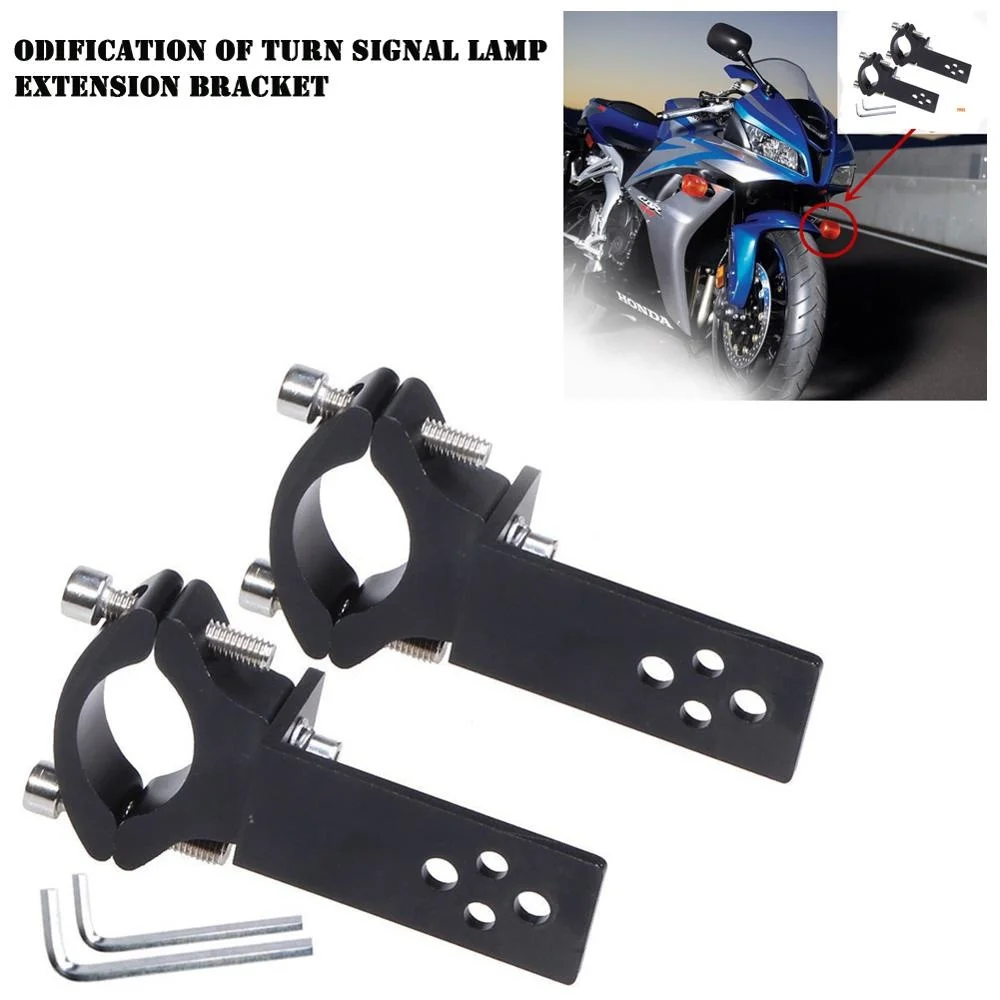 

Новинка, запчасти для мотоциклов, универсальный кронштейн из алюминиевого сплава для ремонта поворосветильник и мотоциклов, 1 шт.