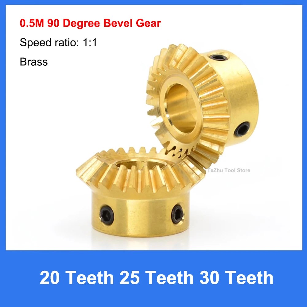 

Латунная коническая шестерня GooBetter 1:1