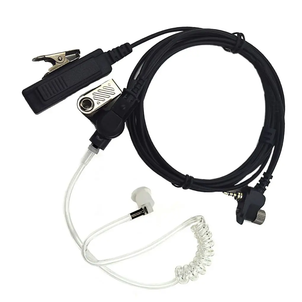 

Acoustic Air Tube Headset Earpiece PTT Replacement for Radio MTH800 MTH600 MTH650 MTH850 MTP850 MTS850 Walkie Talkie
