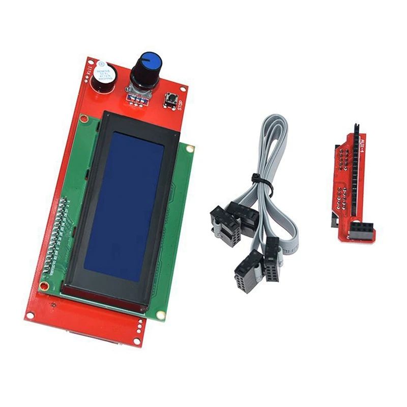 

2004 панель управления с ЖК-дисплеем, умное управление ler, экран дисплея, 3D-принтер Reprap, умная плата адаптера для запчастей 3D-принтера